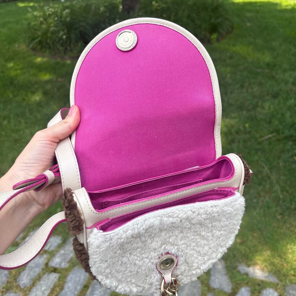 See by Chloe Mara Shearling crossbody bag - Picture 7 of 8